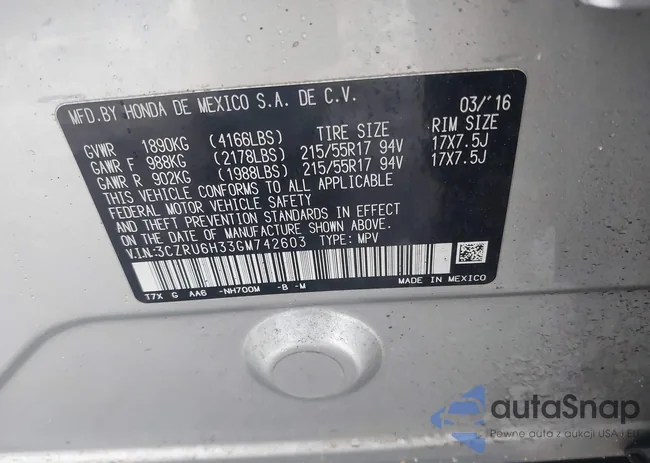 3CZRU6H33GM742603: 43989468