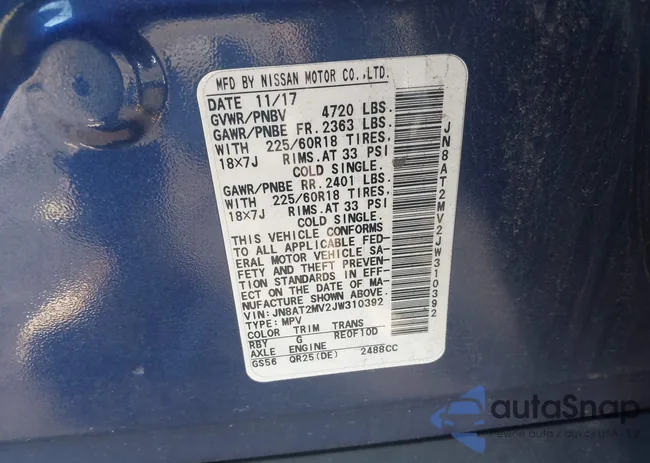 JN8AT2MV2JW310392: 43989515