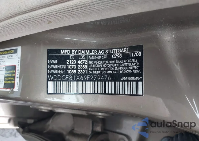 WDDGF81X69F279476: 43990695