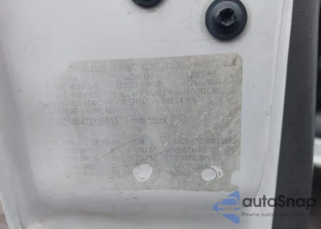 1GTEC14X47Z196010: 43991029