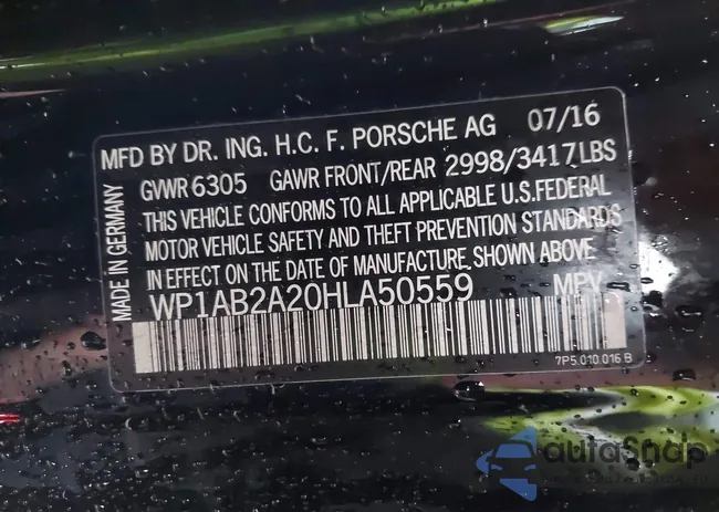 WP1AB2A20HLA50559: 43991051