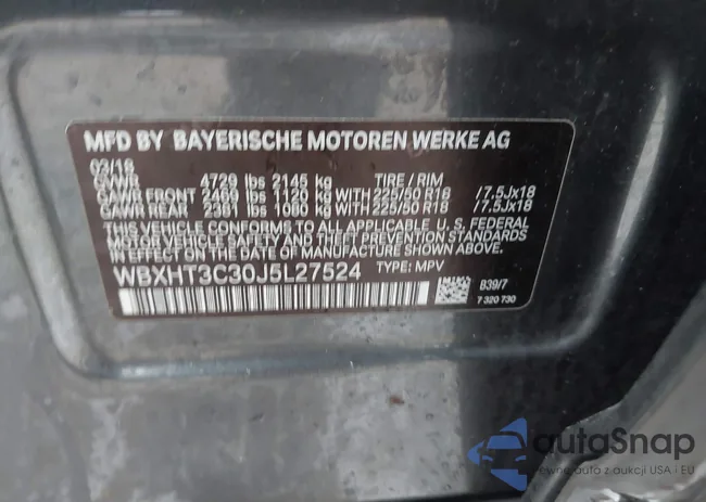 WBXHT3C30J5L27524: 43991095