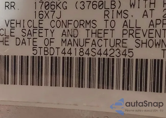5TBDT44184S442345: 43991106