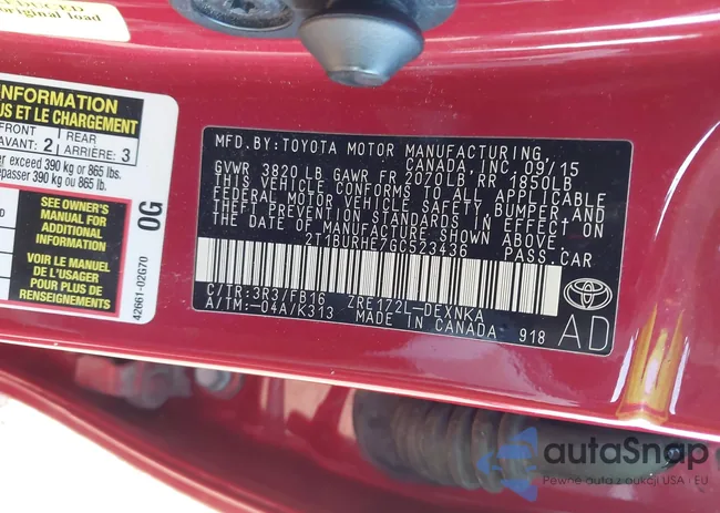 2T1BURHE7GC523436: 43991201