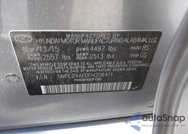 5NPE24AF0FH206411: 43990378