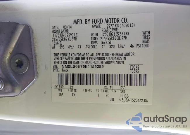 NM0LS6E75E1155285: 43991961