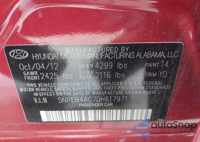 5NPEB4AC7DH617971: 43991984