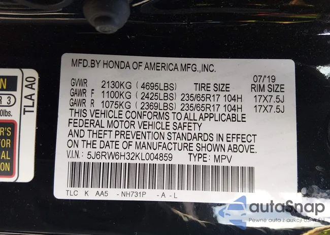 5J6RW6H32KL004859: 43992010