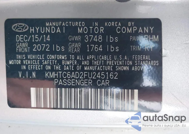 KMHTC6AD2FU245162: 43992033