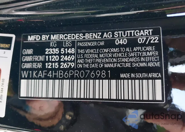 W1KAF4HB6PR076981: 43991418