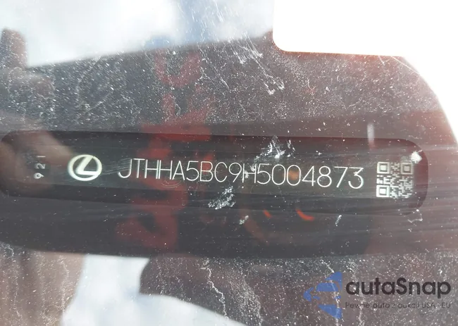 JTHHA5BC9H5004873: 43991685