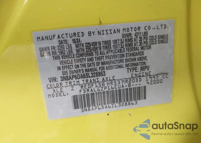 3N8AP6DA6SL328863: 43992696