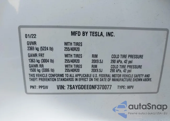 7SAYGDEE0NF370077: 43992712