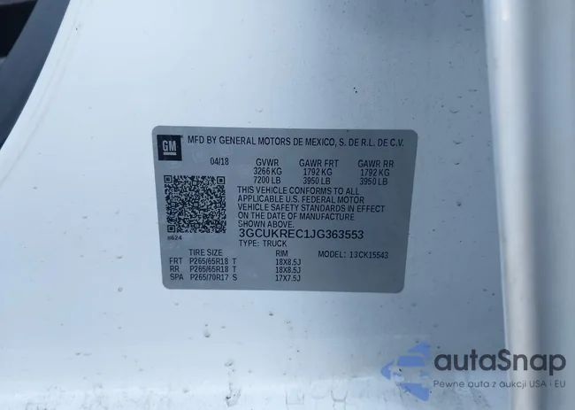 3GCUKREC1JG363553: 43992868