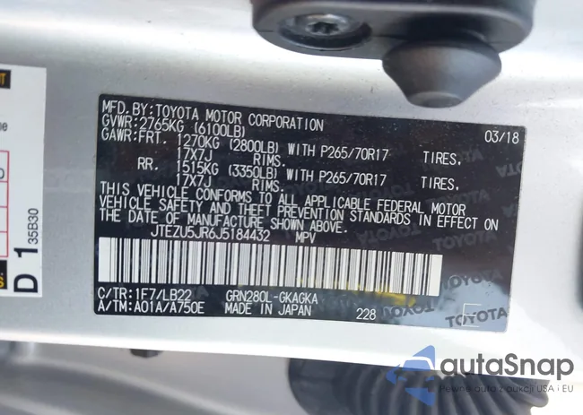 JTEZU5JR6J5184432: 43993018