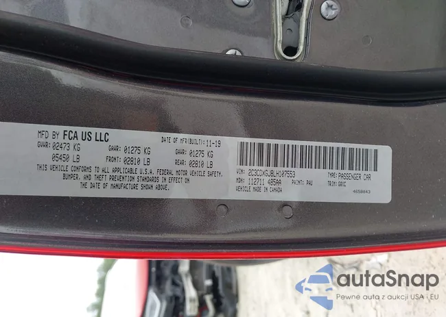 2C3CDXGJ8LH107553: 43993026