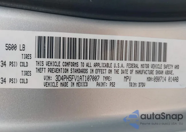 3D4PH5FV1AT107007: 43993116