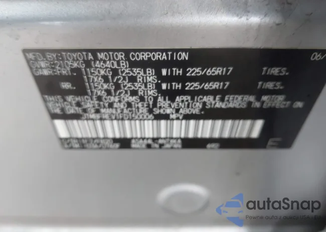 JTMBFREV1FD150006: 43992429