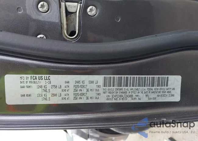 3C4PDCAB4JT243089: 43992449