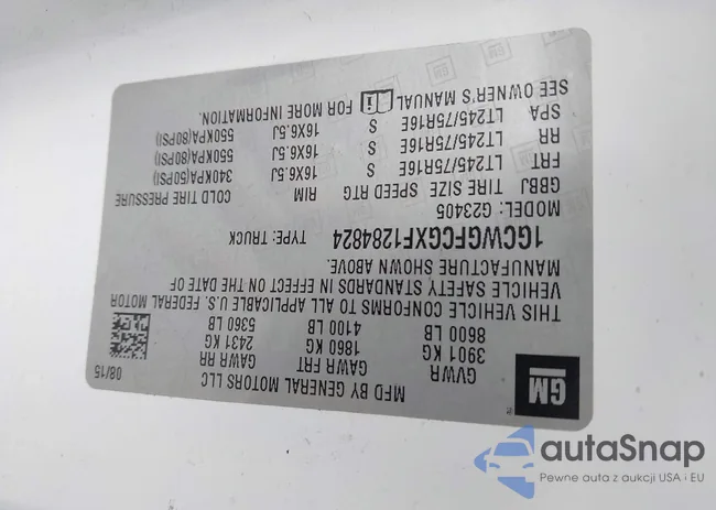 1GCWGFCGXF1284824: 43992498