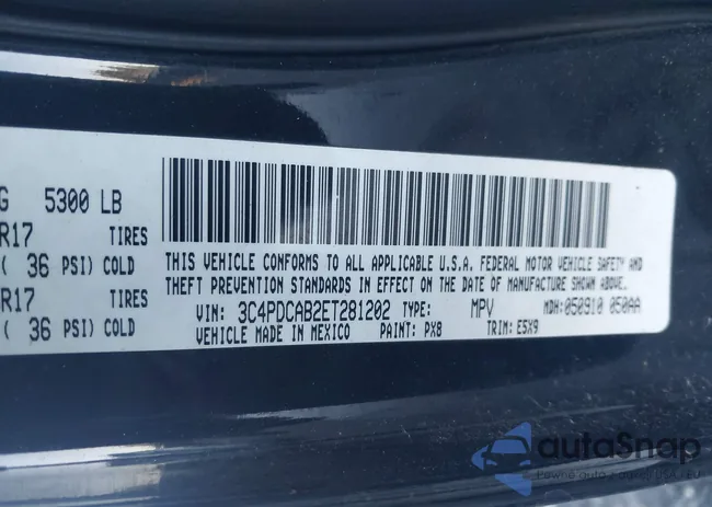 3C4PDCAB2ET281202: 43992663