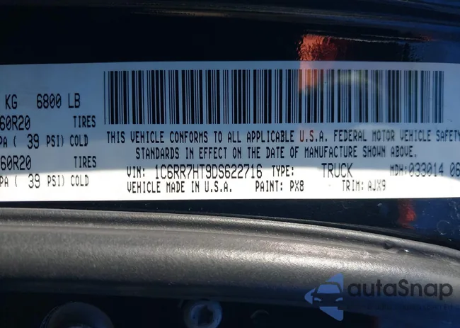 1C6RR7HT9DS622716: 43993684