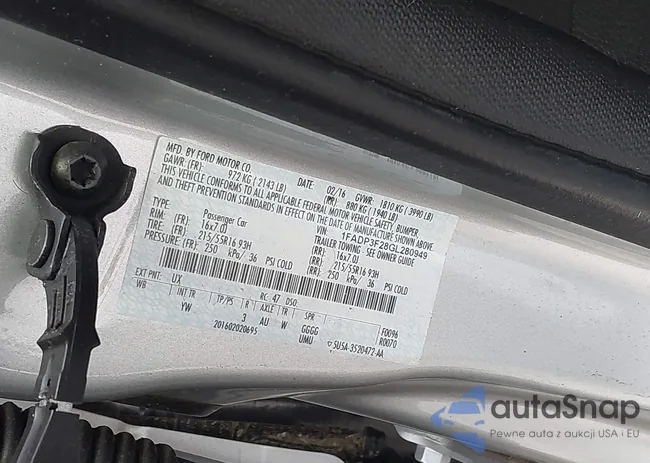 1FADP3F28GL280949: 43993758