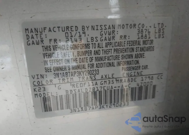 3N1AB7AP3KY290233: 43993872