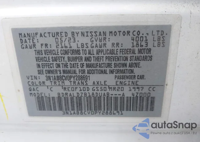 3N1AB8CV0PY288691: 43993877