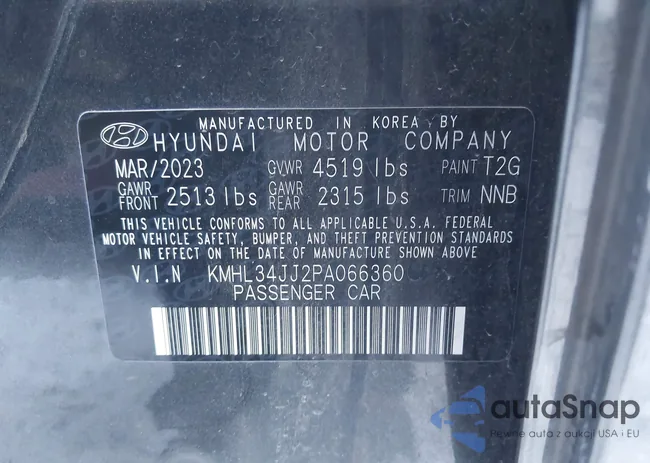 KMHL34JJ2PA066360: 43993932