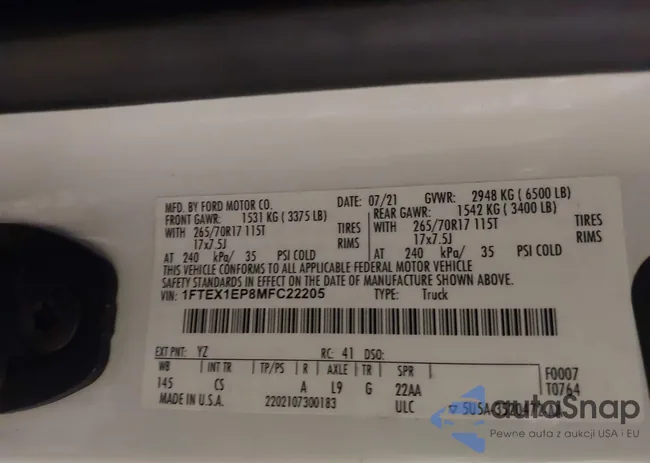 1FTEX1EPXMFC22205: 43994067