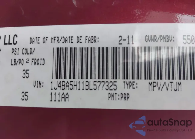 1J4BA5H11BL577325: 43993353