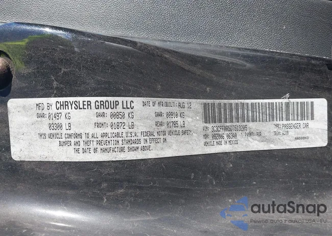 3C3CFFAR5DT513205: 43993401