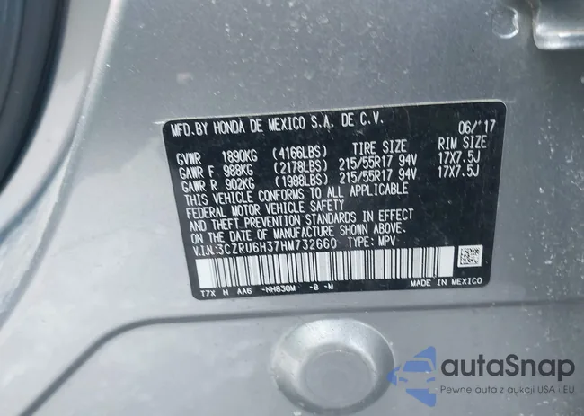 3CZRU6H37HM732660: 43993409