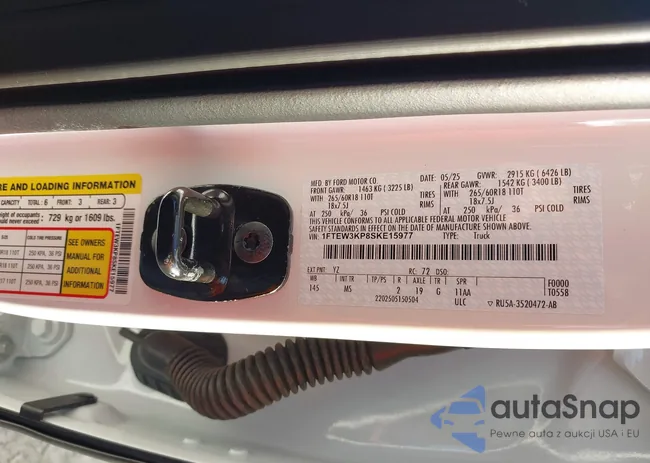 1FTEW3KP8SKE15977: 43993534