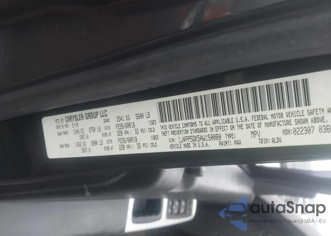 1J4PP5GK5AW150080: 43993605