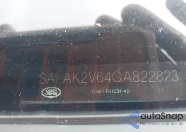 SALAK2V64GA822823: 43994719