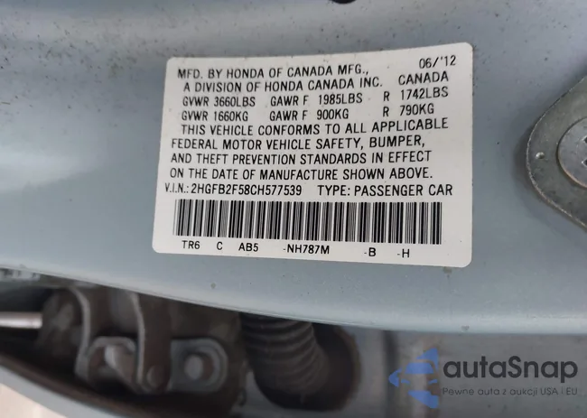 2HGFB2F58CH577539: 43994728