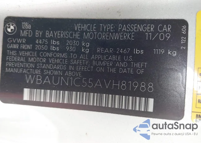WBAUN1C55AVH81988: 43994743