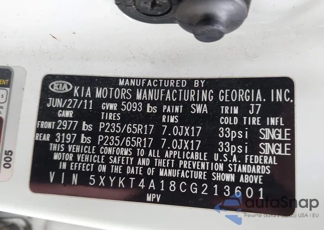 5XYKT4A18CG213601: 43994780