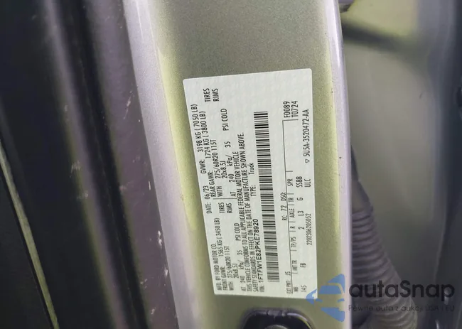 1FTFW1E82PKE78920: 43994951