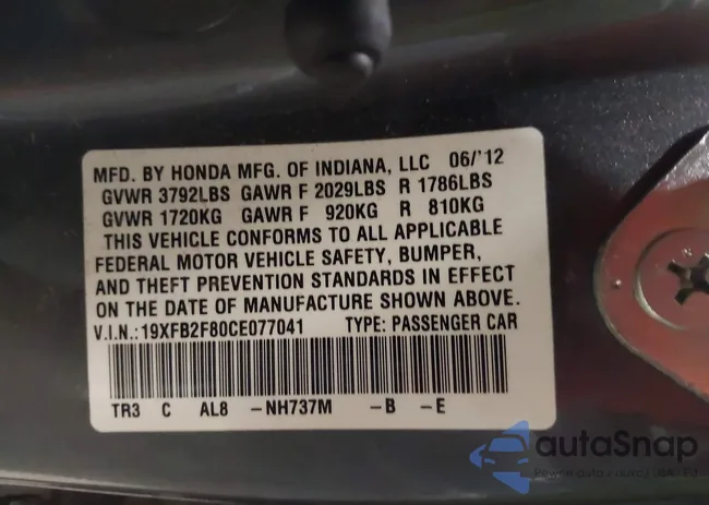 19XFB2F80CE077041: 43994980