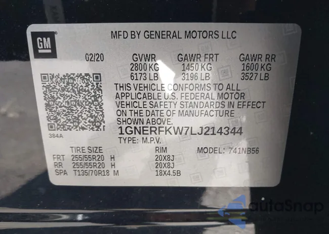 1GNERFKW7LJ214344: 43994991