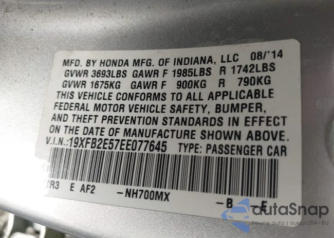 19XFB2E57EE077645: 43995087