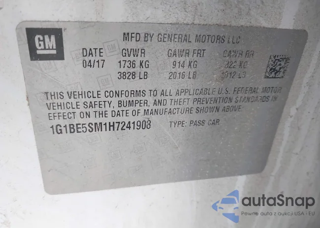 1G1BE5SM1H7241908: 43995089