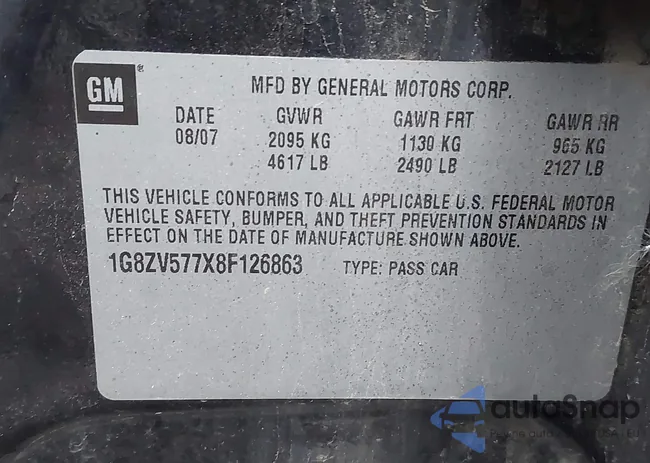 1G8ZV577X8F126863: 43995156