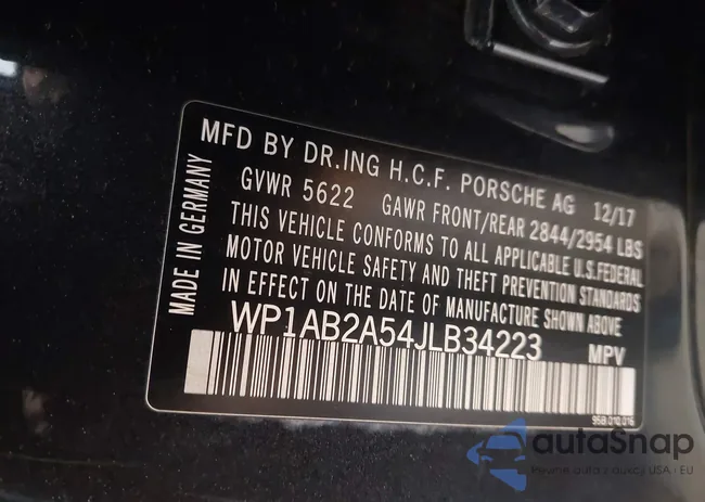 WP1AB2A54JLB34223: 43995193