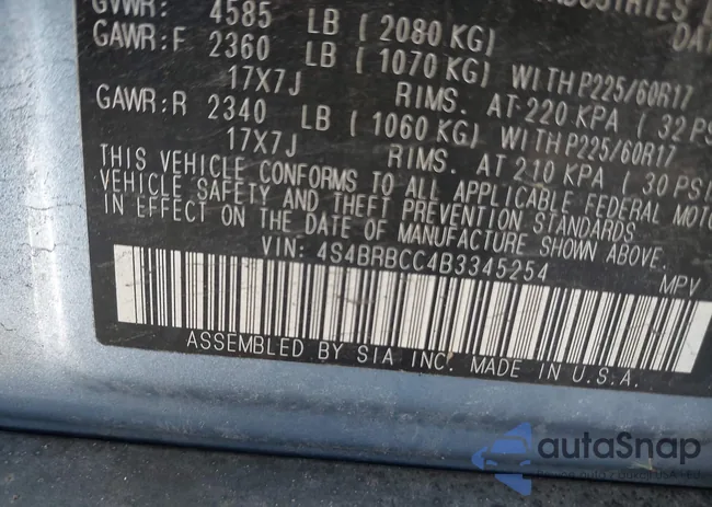 4S4BRBCC4B3345254: 43994308