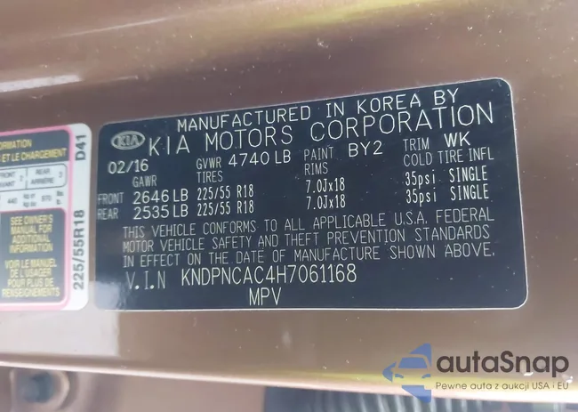 KNDPNCAC4H7061168: 43994552