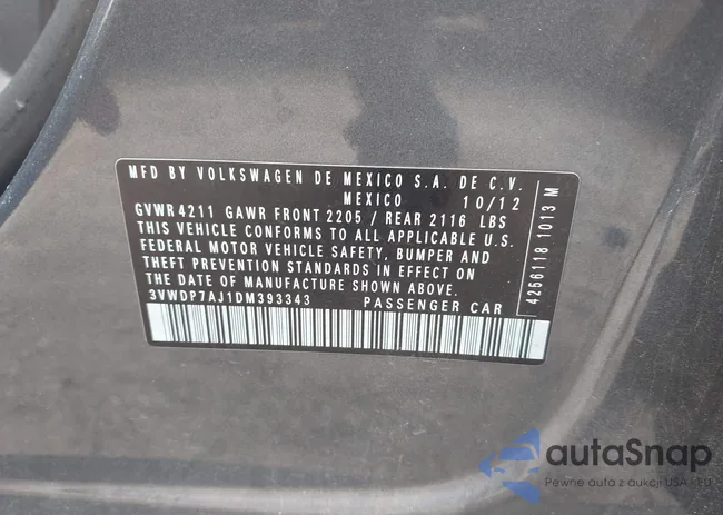 3VWDP7AJ1DM393343: 43994585